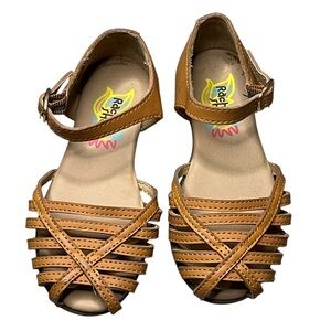Rachel Shoes Kids Brown Strappy Sandals